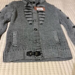 Cozy Knit Kids Jacket with Unique Detailing